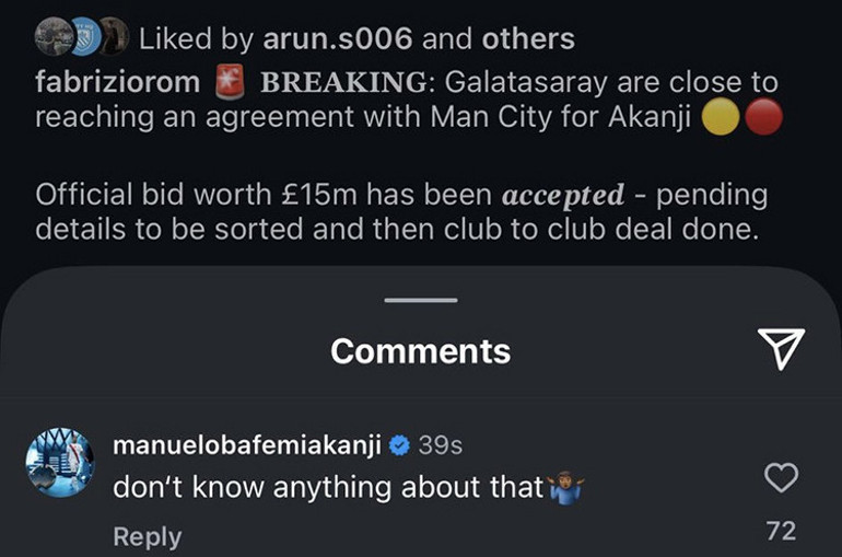 Galatasaray, Manuel Akanji transferinde Manchester City ile el sıkıştı İşte anlaşma detayları
