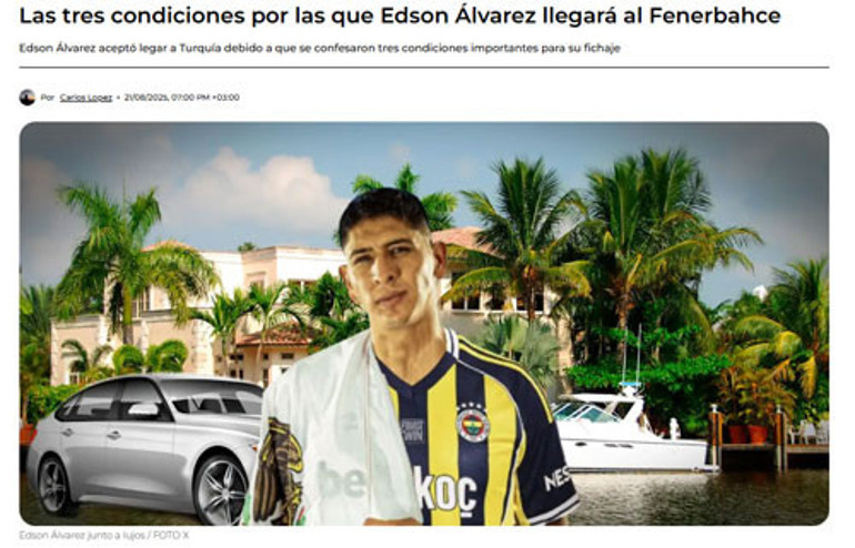 Fenerbahçe’nin Edson Alvares transferindeki 3 detay ortaya çıktı Şartlar kabul edildi ve Mourinho ayrıntısı