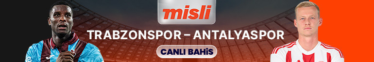 Trabzonspor - Antalyaspor mücadelesinin heyecanı