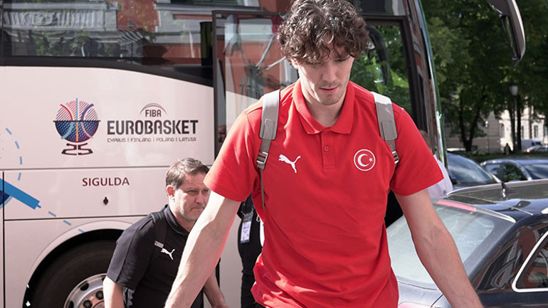 A Milli Erkek Basketbol Takımı, Avrupa Şampiyonası için Letonya'da