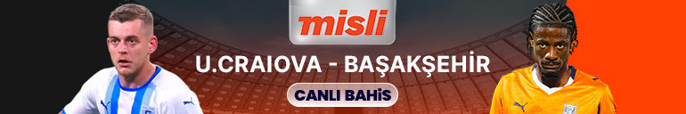 Başakşehir tur için Universitatea Craiova karşısında Maçın heyecanı canlı sohbet ve Şampiyon Oranlar ile Mislide