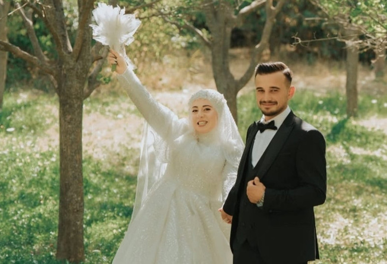 Düğün gününde vurulan damatlar için acı veda