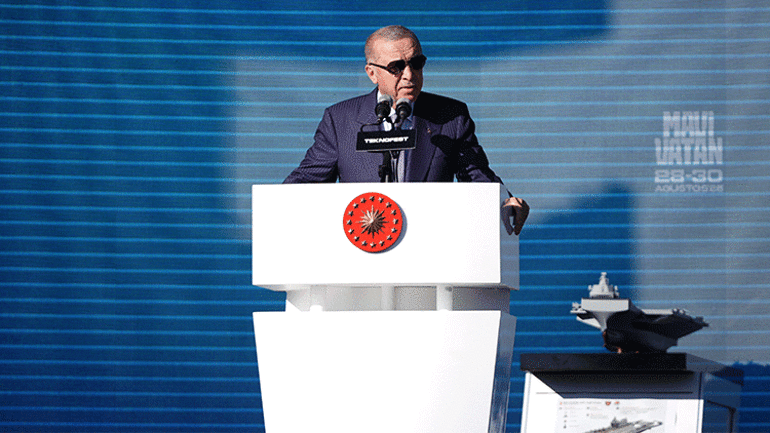 Hasımlarımız telaş içinde... Cumhurbaşkanı Erdoğan: TCG Anadolu gemisinin bir büyüğünü yapıyoruz
