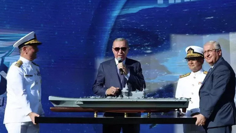 Hasımlarımız telaş içinde... Cumhurbaşkanı Erdoğan: TCG Anadolu gemisinin bir büyüğünü yapıyoruz