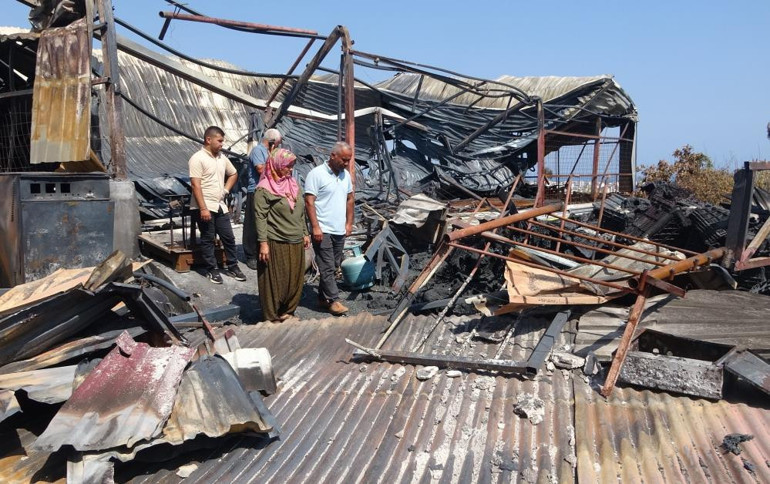 Kundakçı komşu çıktı