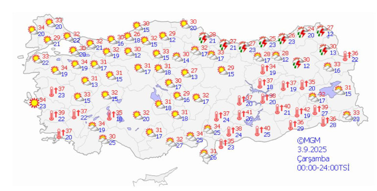 Meteorolojiden 6 il için sağanak uyarısı... | Bu şehirlerde kavurucu sıcak devam edecek: İşte 5 günlük rapor