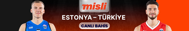 12 Dev Adam, Estonya ile karşılaşıyor. Maçın heyecanı canlı yayın, canlı sohbet ve Şampiyon Oranlar ile Mislide