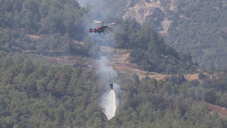 Denizli, Kastamonu ve Karabükte orman yangını Ekiplerin müdahalesi sürüyor