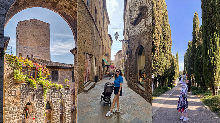 Toskana’da bebek adımları...