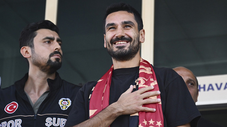 Galatasarayın yeni transferi İlkay Gündoğan, İstanbula geldi