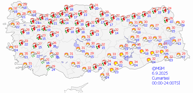 Dikkat Meteoroloji bölge bölge uyardı: Kuvvetli yağış, fırtına ve toz taşınımı geliyor