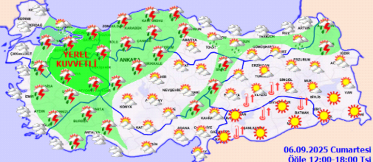 Kuvvetli gök gürültülü sağanak geliyor Fırtına ve yağış alarmı | Meteoroloji saat vererek uyardı: İşte yağışların etkili olacağı iller