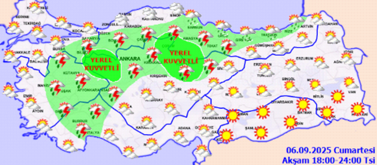 Kuvvetli gök gürültülü sağanak geliyor Fırtına ve yağış alarmı | Meteoroloji saat vererek uyardı: İşte yağışların etkili olacağı iller