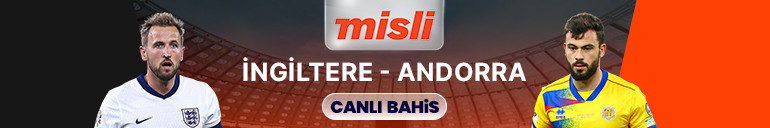 İngiltere, Andorra karşısında Dünya Kupası Eleme maçlarının heyecanı canlı sohbet seçeneği ile Misli’de