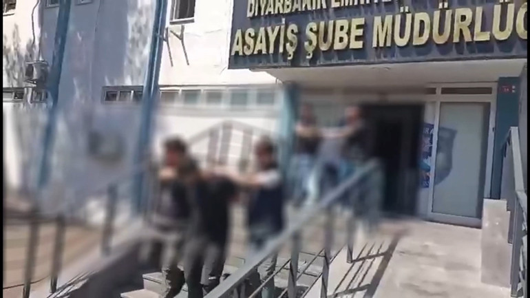 Diyarbakırda dehşet, şüpheliler operasyonla yakalandı