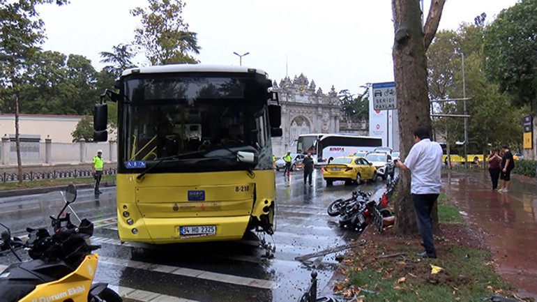 İstanbulda otobüs kazası
