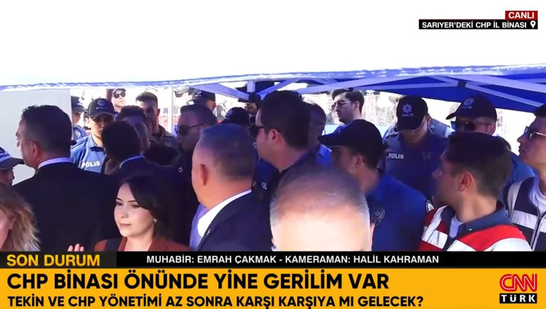 Taksimdeki CHP töreninde dikkat çeken an Özgür Çelik var, Gürsel Tekin yok