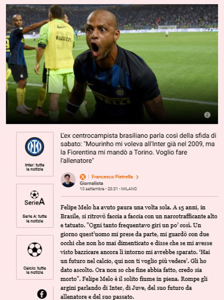 Felipe Melo’dan Hakan Çalhanoğlu, Kenan Yıldız ve çocukluk itirafı: Seni burada görürsem vururum