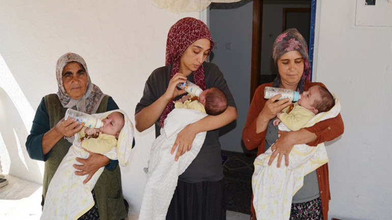 Üçüz babası oldu işi bırakmak zorunda kaldı Aksaray Valisine yardım çağrısı: Sürekli kucakta gezdiriyoruz