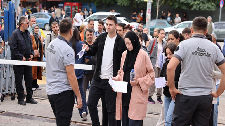 KPSS heyecanı: Adaylar koşarak yetişti