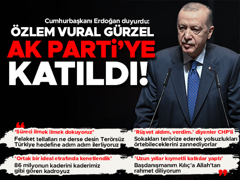 AK Partiye katılan Özlem Vural Gürzelden ilk açıklama