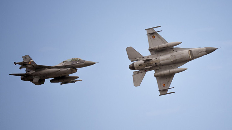 Polonyadan sonra Romanya da alarmda Rus İHAsına karşı F-16lar havalandı
