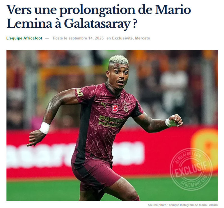 Galatasaray, Mario Lemina’ya imzayı attırıyor İşte sözleşme detayları