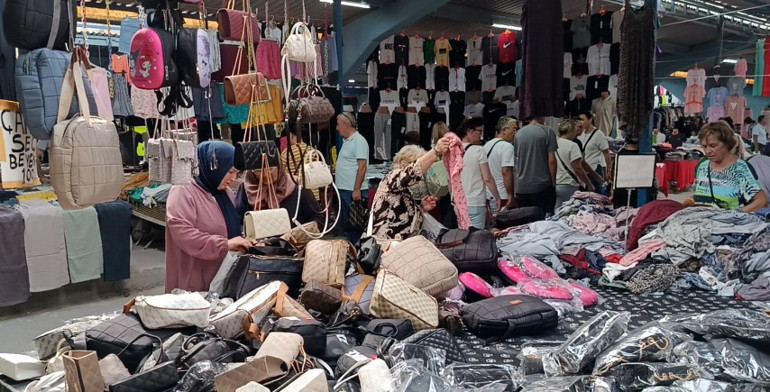 Edirne pazarında hareketlilik