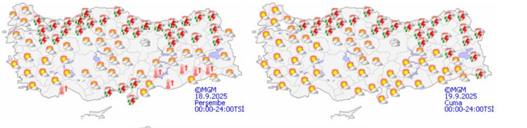 Meteoroloji uyarısı: sağanak yağış ve kuvvetli rüzgar