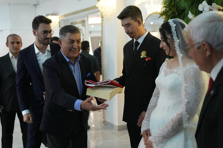 Federasyondan evlenen gençlere büyük destek