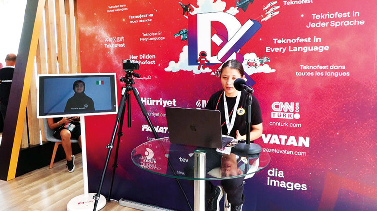 Teknofest Istanbul... Stahlkuppelausstellung