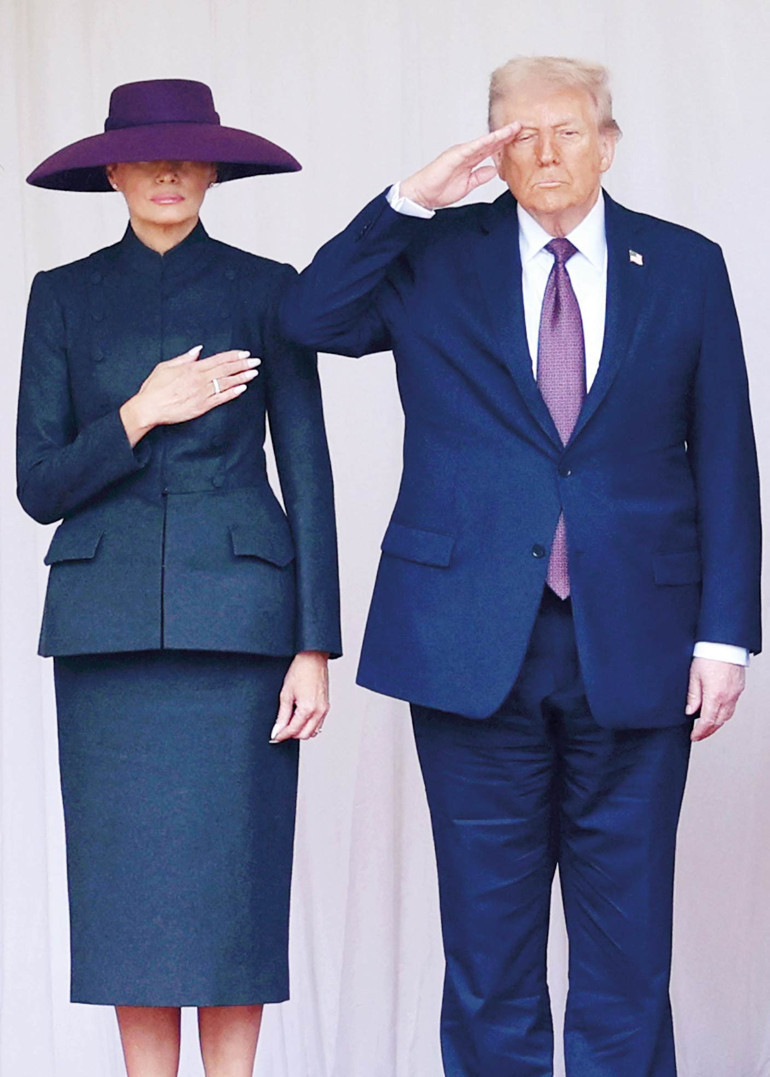 Trump çifti İngiltere’de… EpsteIn skandalı peşini bırakmıyor