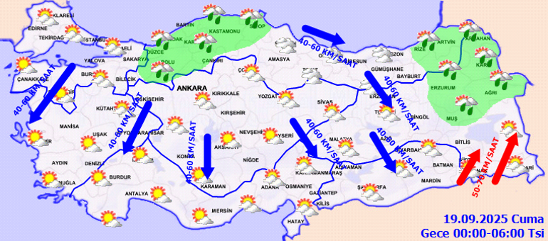 Son dakika hava durumu tahminleri il il 19 Eylül 2025-Cuma | Bugün hava nasıl olacak, İstanbulda yağmur var mı Meteoroloji uzmanından yeni sıcak hava uyarısı