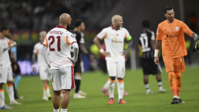 Eintracht Frankfurt - Galatasaray maçından bir kare