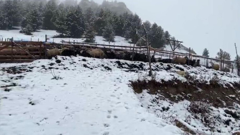 Beklenen kar yağışı geldi Yılın ilk karı bu bölgelere yağdı | Meteoroloji uyardı: Kuvvetli sağanak ve fırtına geliyor