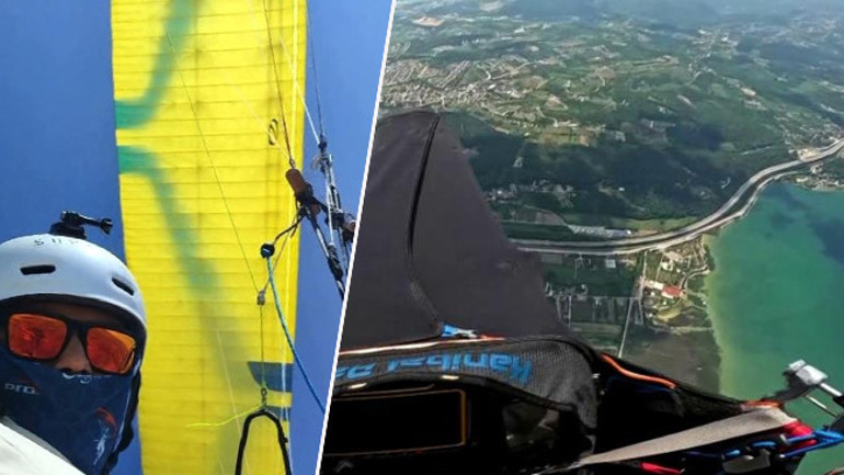 Hayalini kurdu Sakaryadan Eskişehire uçtu İlk defa bu kadar güneye kadar gidildi