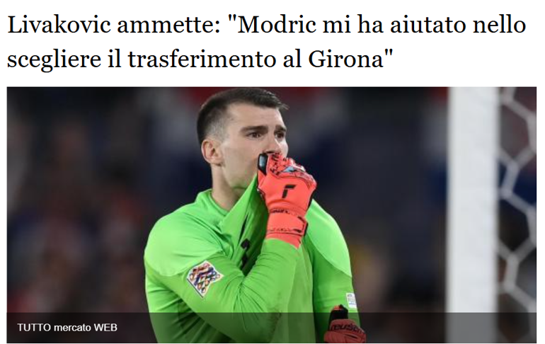 Dominik Livaković Girona formasıyla
