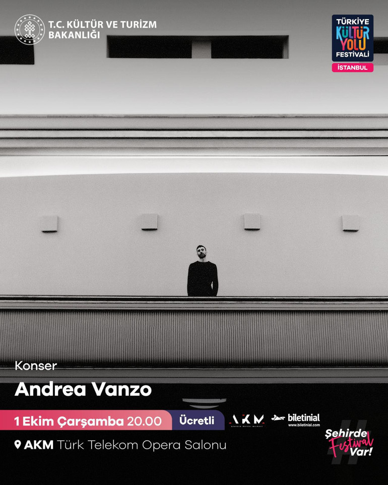 Andrea Vanzo konser öncesi