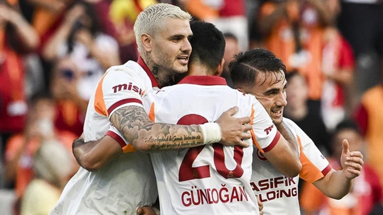 Maç öncesi antrenman görüntüsü