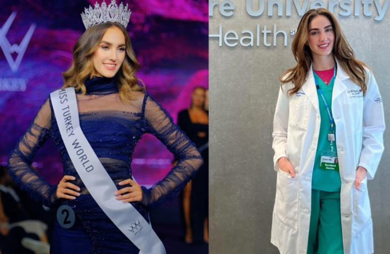 Türkiye güzeli İdil Bilgen doktor oldu