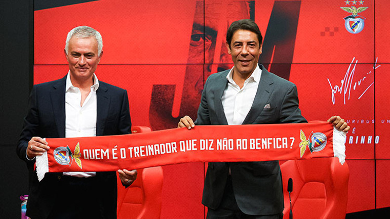 Mourinho röportajda açıklamalar yapıyor