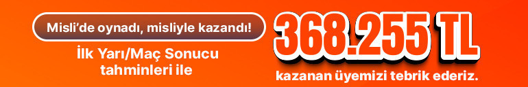 İlk Yarı / Maç Sonucu Tahminlerini Bildi Misliyle Kazandı