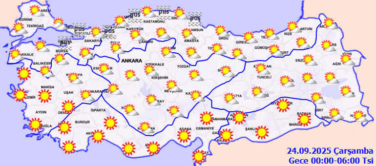 SON DAKİKA SAĞANAK UYARISI | Hava durumu tahminleri il il yayınlandı Bugün (24 Eylül Çarşamba - Bugün) hava nasıl olacak, İstanbulda yağmur var mı Cuma günü başlıyor