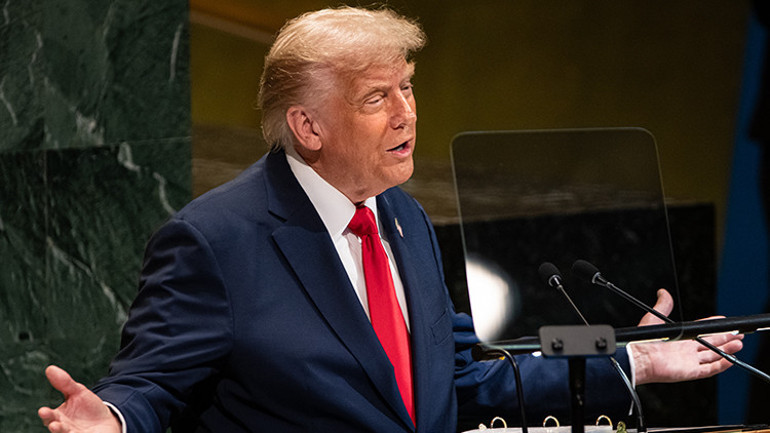 New Yorktaki Genel Kurula aksilikler damga vurdu: BM çalışanları Trumpla dalga geçti