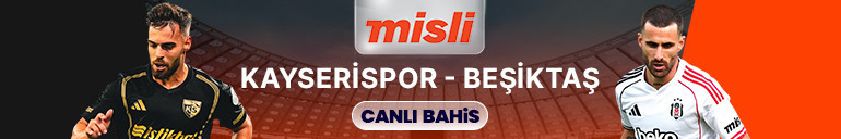 Beşiktaş, erteleme maçında Kayserispor karşısında Maçın heyecanı canlı sohbet ve Şampiyon Oranlar ile Mislide