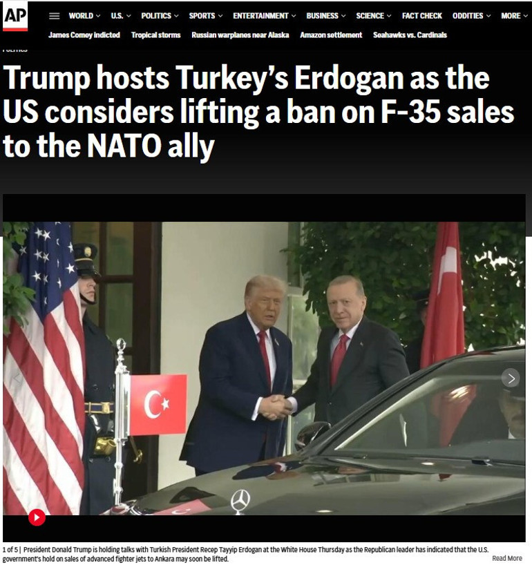 Dünya manşetten duyurdu: Cumhurbaşkanı Erdoğan ve ABD Başkanı Trump arasında tarihi görüşme... Kritik müttefik
