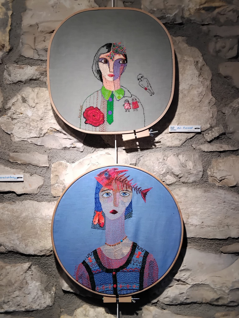 Nakış kasnağında ‘ikonik kadınlar’