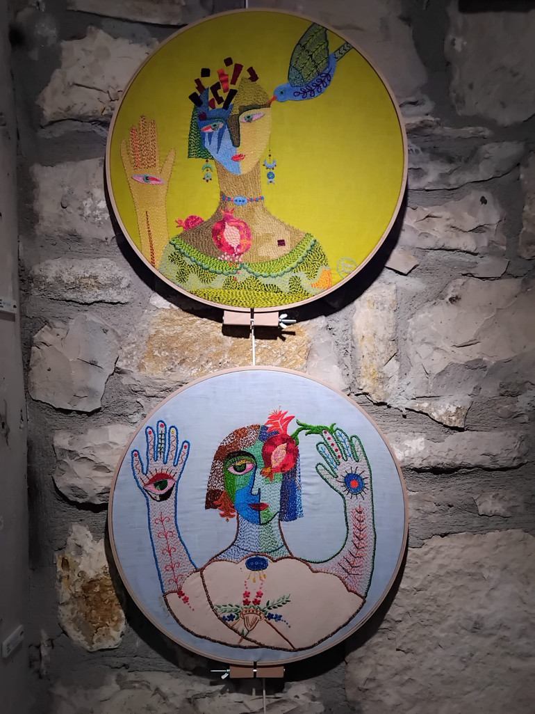 Nakış kasnağında ‘ikonik kadınlar’