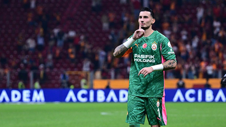 Galatasaray ve Alanyaspor maçından bir kare