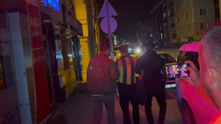 Gözaltına alınan kişiler ve olay yeri incelemesi